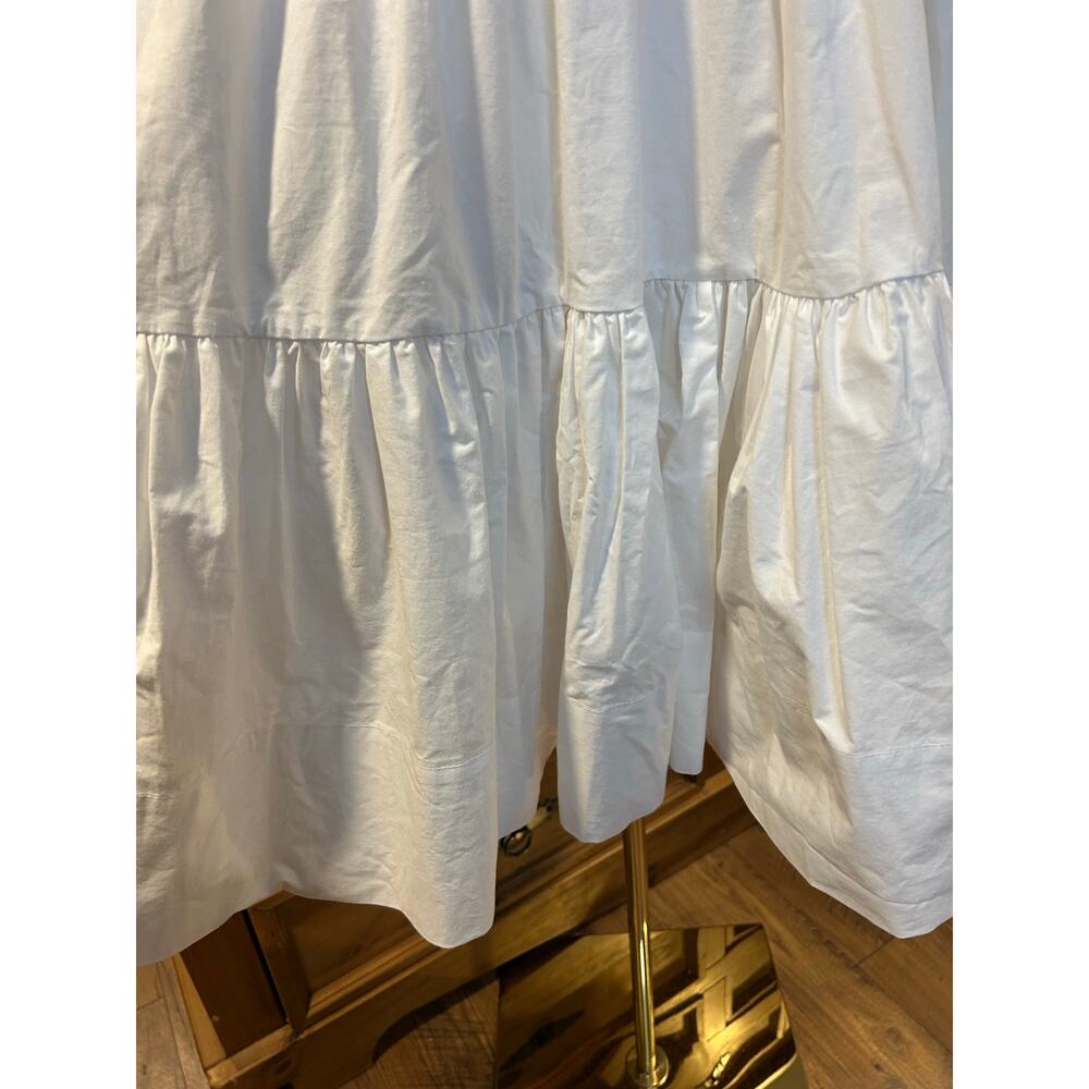 Marielle Stokkelaar Almelo NWT One Size Cecilia White Poplin Cotton Egyptian - Picture 6 of 15